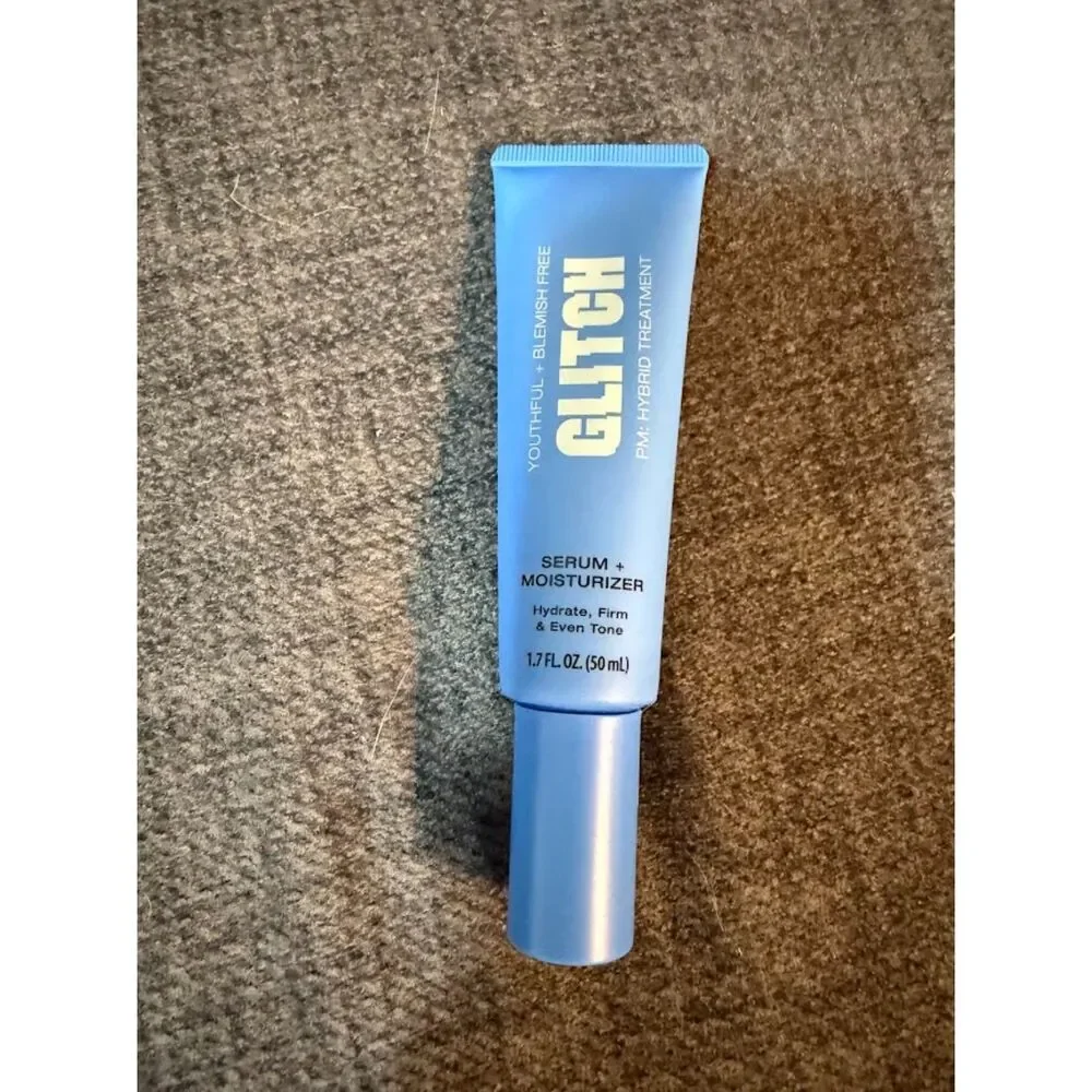 Youthful + Blemish Free PM Hybrid Treatment, a combined serum and moisturizer.